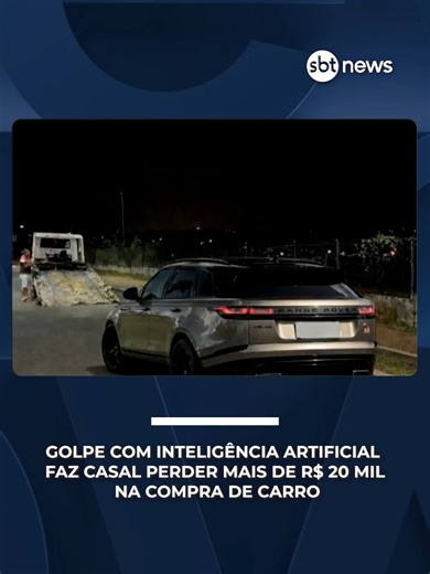Um casal foi vítima de um golpe virtual após negociar a compra de um carro anunciado em rede social. Criminosos usaram inteligência artificial, documentos falsos, vídeos e até simulação de entrega para dar credibilidade ao esquema. Após dois pagamentos via PIX, o veículo nunca chegou e o prejuízo ultrapassou R$ 20 mil. A SSP disse em nota que o caso está sendo investigado. Saiba todos os detalhes no Aqui Agora. #sbt #jornalismosbt #notícias #sbtnews #golpevirtual #golpedeinternet #golpedocarro #
