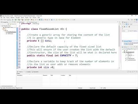 Creating Fixed Sized List with Arrays in Java