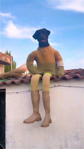 His aunt, what are you doing? 😅Dog, why does this dog look so human? Cute pet debut plan, 🍬 P240