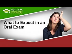 What to Expect in an Oral Exam - Zentralmatura Englisch Juni 2019 #1