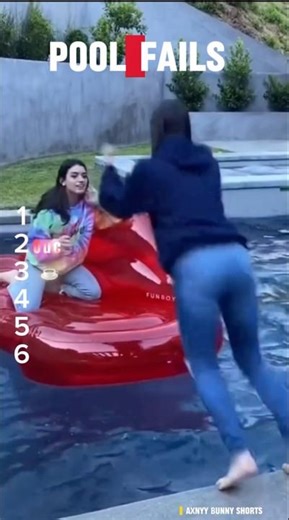 That pool moment was UNHINGED 💀 #fails #funny #epicfail #ytshorts