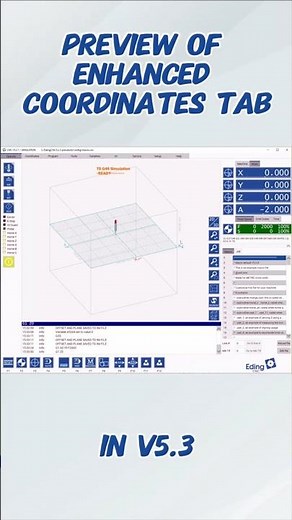 Preview of enhanced Coordinates tab in v5.3