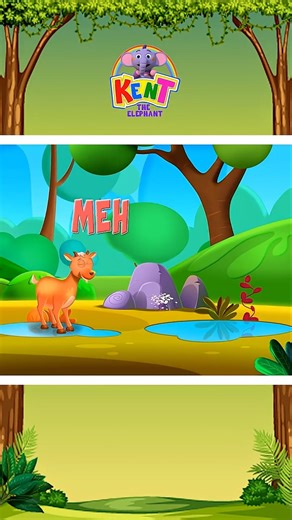 Baby Animal Sounds Song #shorts #kidssongs #kenttheelephant