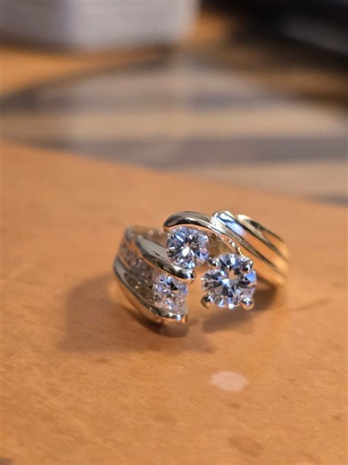 Sometimes repurposing your jewelry doesn’t mean changing it completely — it means honoring the story it already holds. This ring was a Matthew Hoffman design that had been worn and loved so much the client thought she needed a full redesign after being cut off. But after hearing the sentiment behind it — a gift from her husband — I knew the right move wasn’t to replace it… but to revive it. We rebuilt the worn channels, upgraded it to a European square bottom for comfort and stability, and added