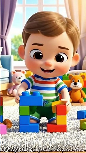 Toddler Playing with Toys 🧸 | Fun Kids Song | Baby Playtime at Home