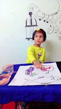 Easy paper Tearing and pasting Activity for kids.... 💕✂️