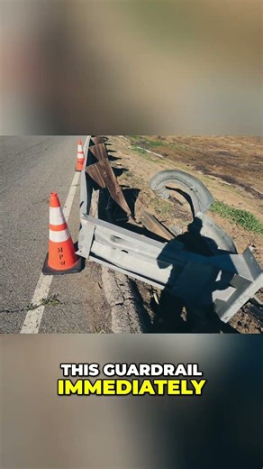 Urgent Road Safety: Guardrail Repair & Prevention #shorts