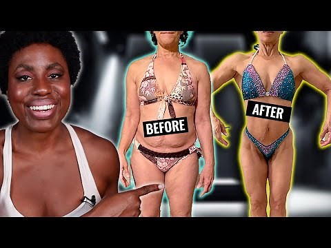 She's 61 Yrs Old ALL NATURAL About To Compete In NPC Figure!