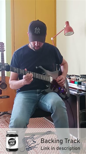 Guitar solo on Backing Track #guitarbackingtrack #backingtrack #guitar #solo #sweetjamtracks
