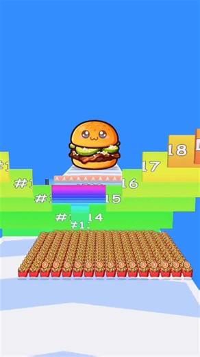 Food Flow Runner Strike 🍔⚡ Ultimate Speed Challenge | Crazy Gameplay! #shorts