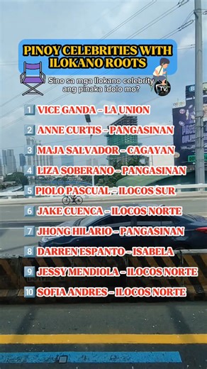 8.2K views · 34 reactions | Pinoy Celebrities with Ilokano Roots #pinoy #celebrities #ilokano #roots #celebrity #ForEntertainmentPurposesOnly | Julius Cenense | Facebook