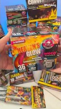 Lidl Fireworks New for 2025 👉 Heavens Glow by WECO 🔥 #lidlfireworks #lidl #fireworks