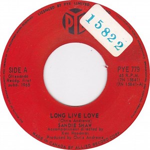 Sandie Shaw - Long Live Love