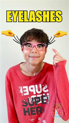 👁️ Beard or Brows? 😄 Let’s Discover Face Words Together! #Learning #Kids #Kids