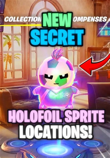 NEW SECRET Sprite Locations in Fortnite! 😱 #fortnite #fortnitenews #holofoil #fortniteleaks #fortnitesprites