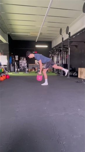 Single-Leg KB Bent-Over Row (Ipsilateral)