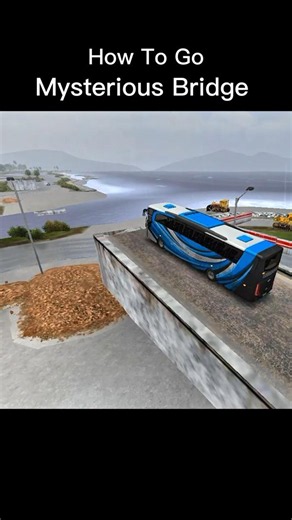 I Finded New Mysterious Bridge😱📈in bus Simulator Indonesia | How to going Map mod #bussidmods