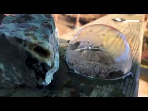 Frozen Bubbles - Blowing bubbles in cold temperatures and watch the ice crystals grow