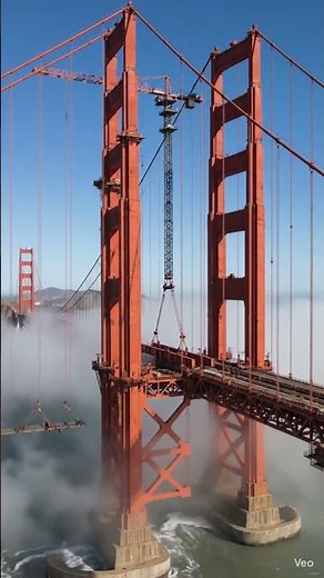 Golden Gate Bridge #construction #goldengatebridge