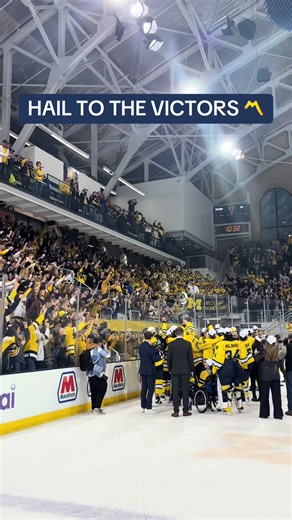 🏆〽️ #michigan #michiganhockey #michiganwolverines #champs