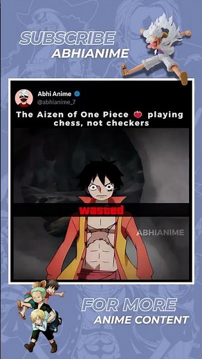 The Aizen of One Piece ❤️‍🔥 playing chess, not checkers