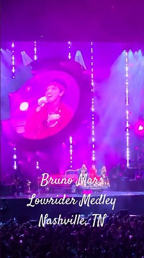 Bruno Mars Lowrider Medley LIVE in Nashville 🚘🔥 | The Romantic Tour 2026