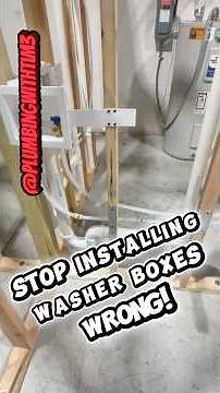 Install Washer Box & Icemaker Line Like a PRO