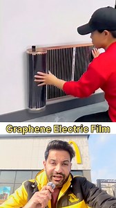 In winters people use graphene electric film at homes for heating purposes, informative video #winter #heater #winternight #coldweather #snow | Travel with Bonnie