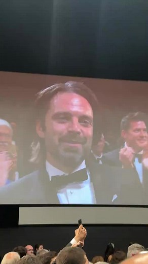 Sebastian Stan Reacts to Standing Ovation at Cannes Film Festival