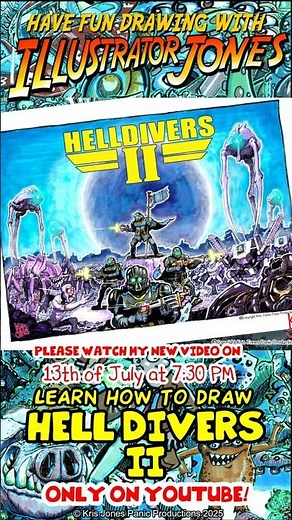 Learn how to draw "HELLDIVERS 2" #drawing #art #illustration #comics #cartoon #monster