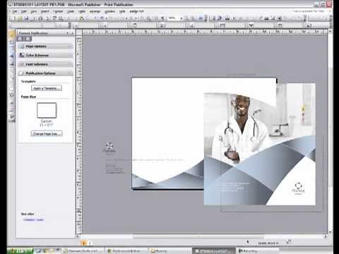 Changing Page Size and Resizing Graphic Elements in Publisher
