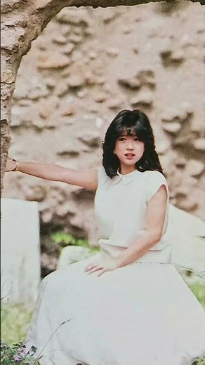 昭和レトロ写真集｜かわいい中森明菜の青春ショット📸✨#昭和レトロ #懐かしい #aestheticvideo #RetroJapan #citypop #nostalgia #昭和歌謡