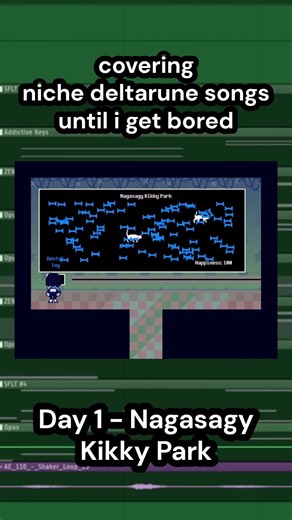 covering deltarune songs until i get bored day 1 - nagasagy kikky park #deltarune #utdr #undertale