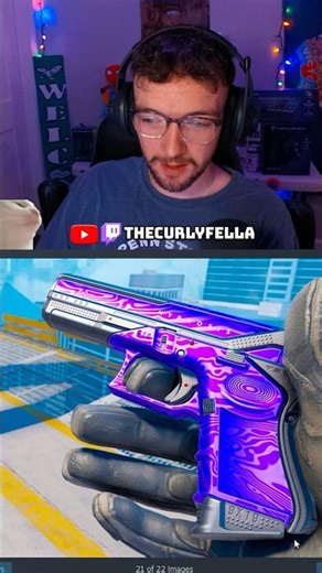 This CS2 Skin is Literally Hypnotizing.. #shorts #cs2 #counterstrike2 #cs2skins #thecurlyfella