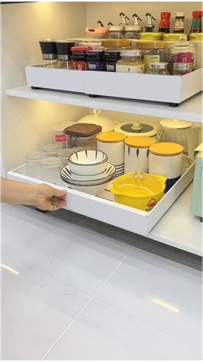 46K views · 571 reactions | Maximize Your Kitchen Space: Easy Installation Pull-Out Shelves! | Androf | Facebook