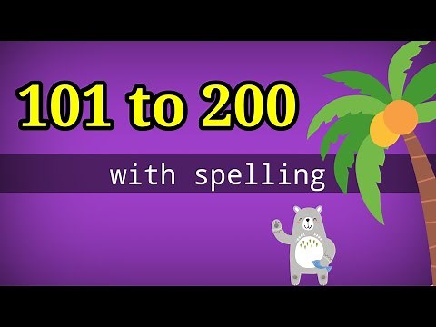 101 to 200 English numbers with spelling