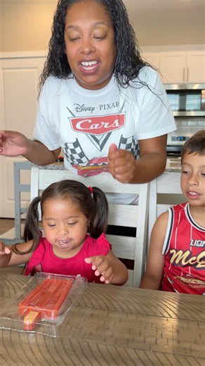 Siblings Fight Over a Giant Gummy Ice Cream