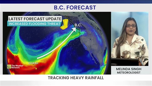 Week-long deluge: BC faces increased flooding and avalanche risk