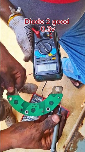 Leroy somer alternator How to test Rotating diode assembly with multimeter #generator #diode