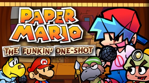 （fnf）纸片马里奥也有模组了？！fnf模组Paper Mario：The Funkin' One-Shot（附链接）