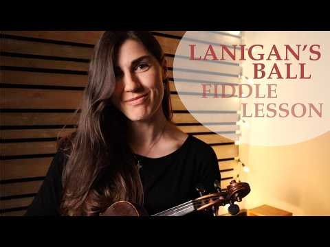 How to play LANIGAN'S BALL 🎻 Fiddle lesson