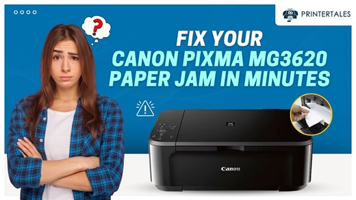 How to Fix Canon Pixma MG3620 Paper Jam? | Printer Tales https://youtu.be/oGxL90VDnVA #canon #printer #canonprinter #fix #paperjam #printertales #printercanon #canonprinters #printers #canonpixma #wirelessprinter | Printer Tales | Facebook