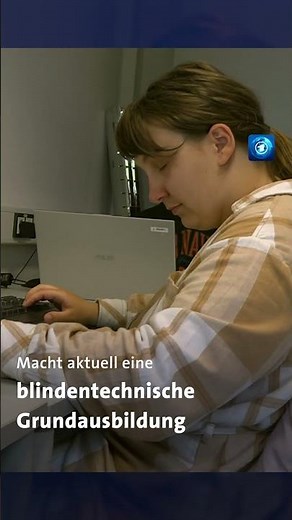 Wie lernen erblindete Menschen, sich im Alltag zurechtzufinden? #blind #tagesschau