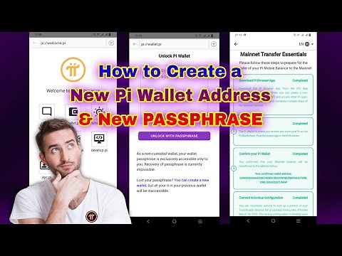 Have you Forgotten/Lost your Pi Passphrase? Watch & Learn How to Create a New Pi Wallet & Passphrase
