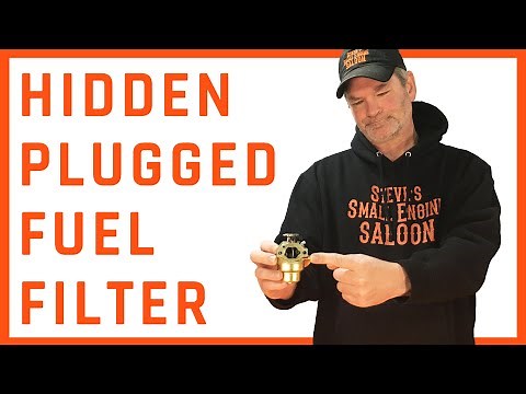 Secret Hidden Fuel Filter INSIDE Some Carburetors (And How To Fix It!)