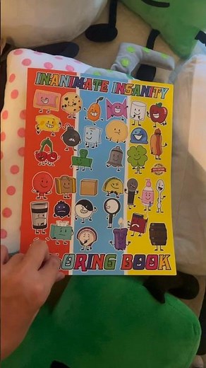Inanimate Insanity Bootleg Coloring Book Review #shorts #bfdi