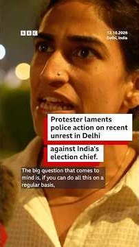 'The rules must apply to everyone’ says Delhi protester | BBC News India