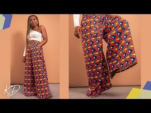 HOW TO SEW WIDE LEG PALAZZO TROUSER | KIM DAVE