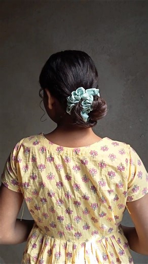 My Favourite Hairstyle With Scrunchie 🌻 | You Need To Try 💅