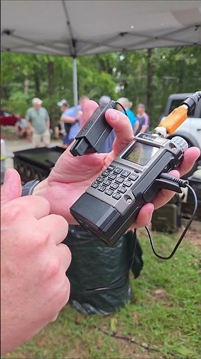 Beat to a 2M HT #hamradio #morsecode
